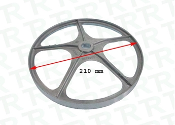 Imagen de POLEA BOMBO CANDY LISA  210 mm