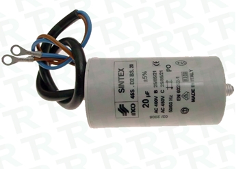 Imagen de CONDENSADOR 20 MF PERMANENTE C/CABLE 