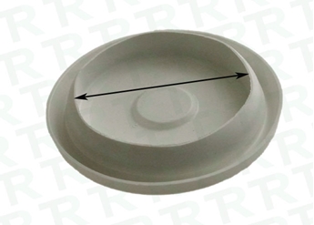 Imagen de TAPON SUP.Ø 52 mm LVV IGNIS-WHIRPOOL