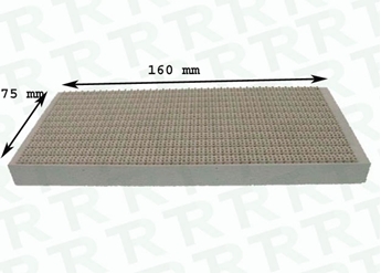Imagen de PLACA CERAMICA 160x75 mm ESTUFAS