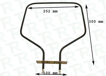 Imagen de RESISTENCIA 800W 220V 252x300 mm HORNO BALAY