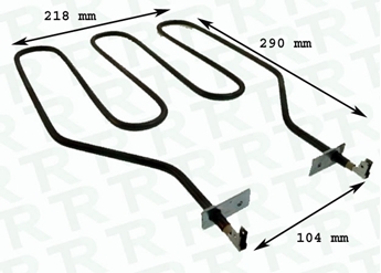 Imagen de RESISTENCIA 1600W 220V 290x218 mm HORNO FAGOR