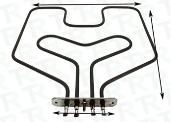 Imagen de RESISTENCIA 900+298W 220V H-6077 HORNO FAGOR