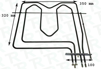 Imagen de RESISTENCIA C/VAINA 1400+700W 220V HORNO  FAGOR