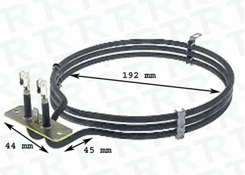 Imagen de RESISTENCIA 2500W 220V HORNO TURBO ZANUSSI
