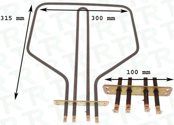 Imagen de RESISTENCIA DOBLE 900+300W TEKA
