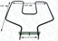 Imagen de RESISTENCIA 1000W 220V C/TORNILLOS HORNO TEKA
