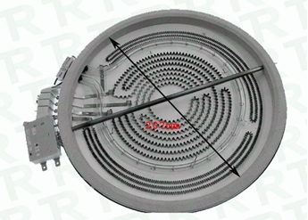Imagen de CUERPO CALOR 210 mm HALOGENA VITRO