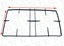 Imagen de PARRILLA 230x430 mm 2 FUEGOS SUPERSER