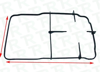 Imagen de PARRILLA 455x220 mm 1 FUEGO ORIGINAL TEKA