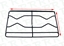 Imagen de PARRILLA 385x220 mm 2 FUEGOS TEKA