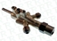Imagen de GRIFO GAS EJE 8 mm STANDARD DOBLE INDUSTRIAL