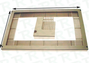 Imagen de MARCO PUERTA MICROONDAS PLATA MATE