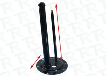 Imagen de PORTAVAINA VAINA 310 mm PLETINA 190 mm CORBERO