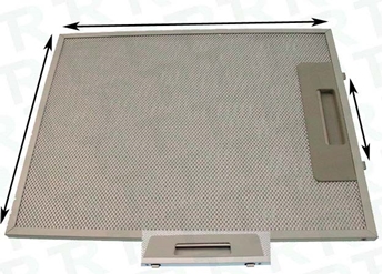 Imagen de FILTRO 300x253 mm CAMPANA MEPAMSA METALICO MEPAMSA