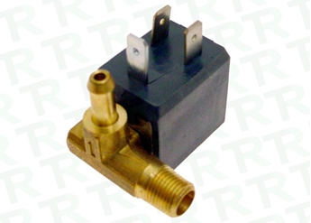 Imagen de ELECTROVALVULA 4W 1/8 Q005 MACHO 90 º IZQ