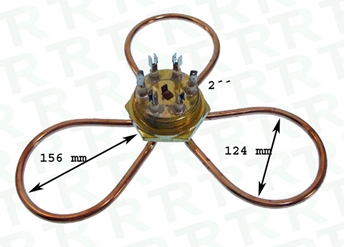 Imagen de RESISTENCIA ROSCA 2  ZANUSI LAV 1500W