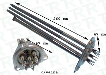 Imagen de RESISTENCIA LVV ZANUSSI 3000W