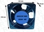 Imagen de VENTILADOR AXIAL 120x120mm 12V