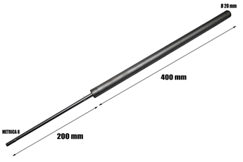 Imagen de ANODO ROSCA M-8x200 20x400 mm