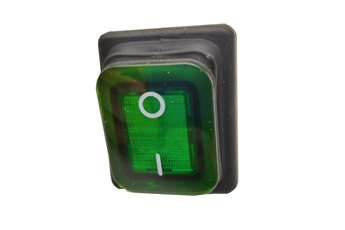 Imagen de INTERRUPTOR BIPOLAR LUMINOSO VERDE 